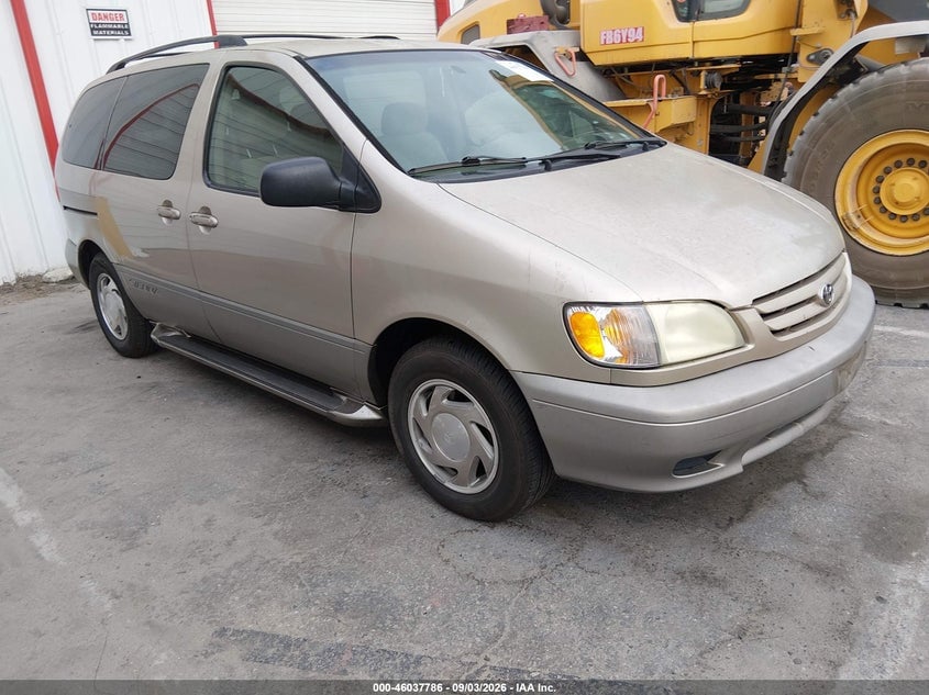 2002 TOYOTA SIENNA LE | 4T3ZF13C42U497313 | UPCARS
