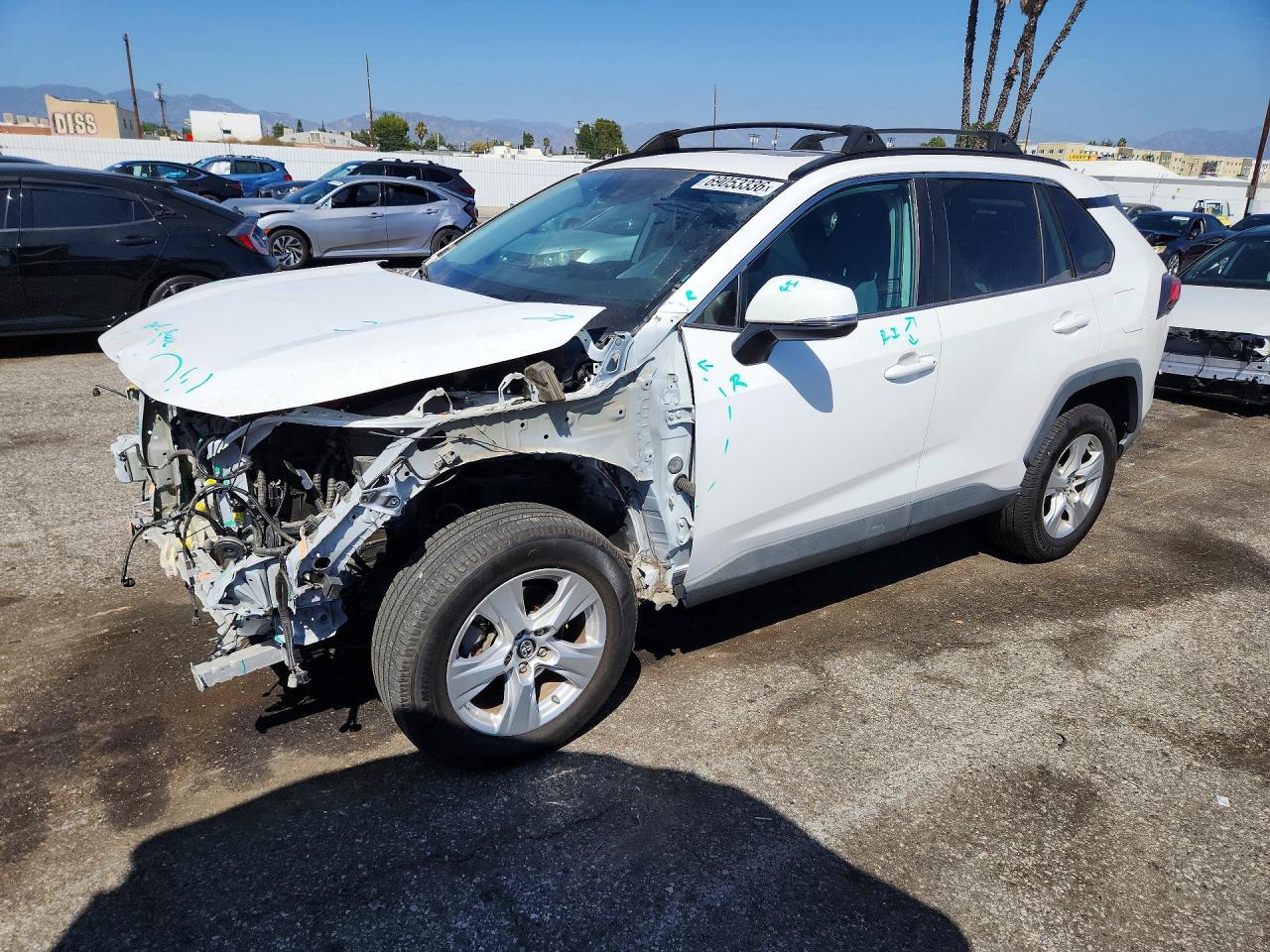 2020 TOYOTA RAV4 XLE | 2T3W1RFV4LW075783 | UPCARS