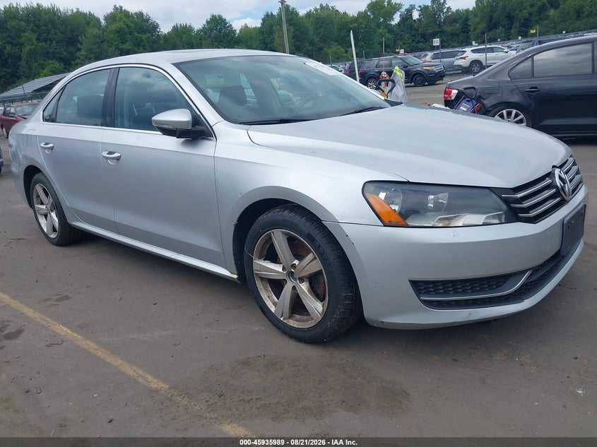 2012 VOLKSWAGEN PASSAT 2.5L SE | 1VWBP7A35CC098142 | UPCARS
