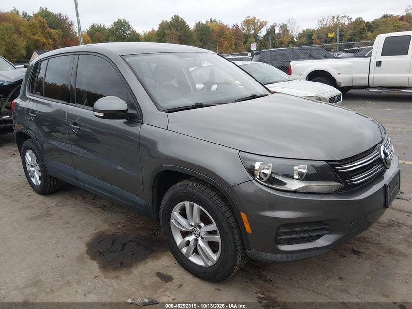 2013 VOLKSWAGEN TIGUAN S | WVGBV3AX8DW592253 | UPCARS