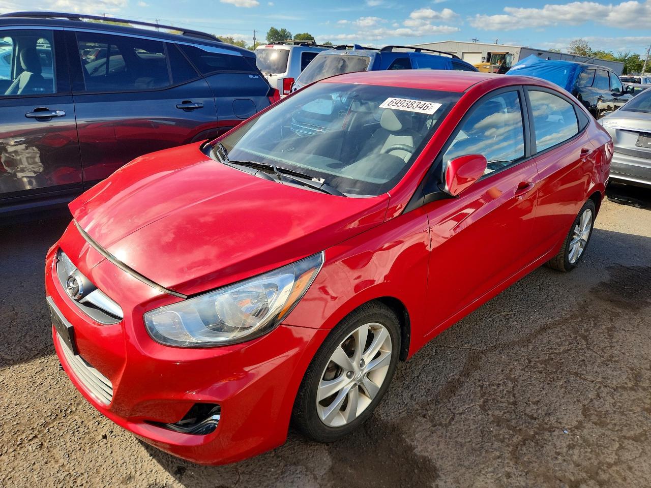 2012 HYUNDAI ACCENT GLS | KMHCU4AEXCU080564 | UPCARS