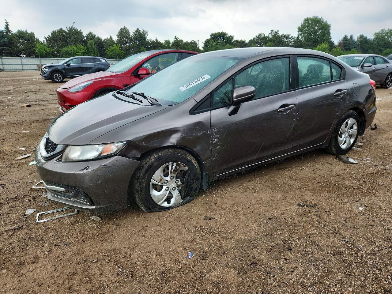 2015 HONDA CIVIC LX | 19XFB2F59FE070017 | UPCARS