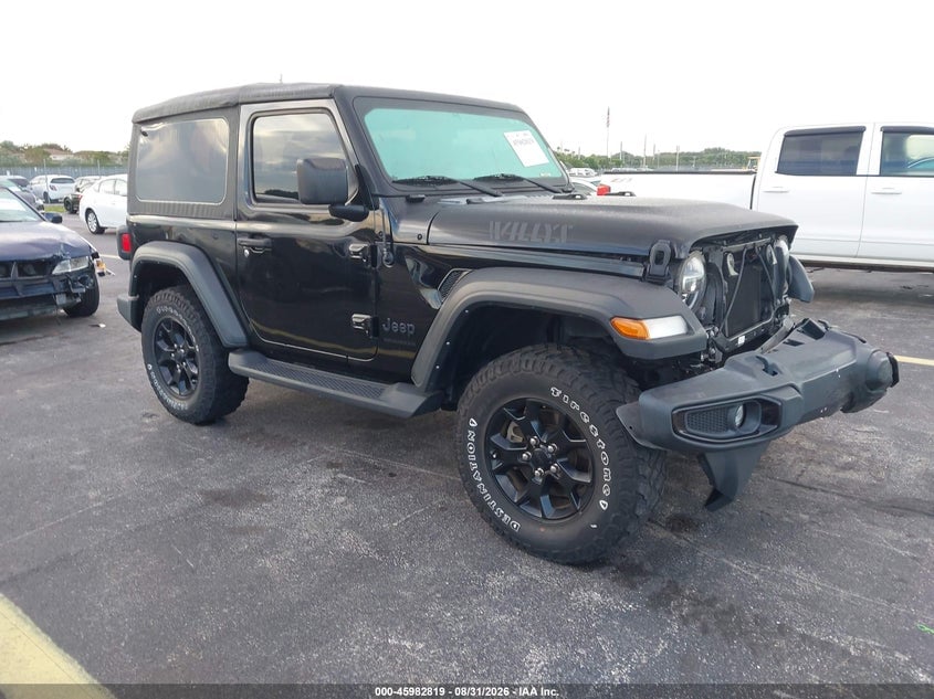 2021 JEEP WRANGLER WILLYS 4X4 | 1C4GJXAN0MW667698 | UPCARS