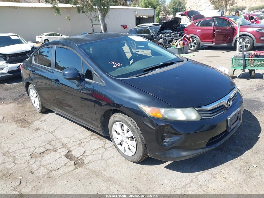 2012 HONDA CIVIC LX | 2HGFB2F59CH311656 | UPCARS