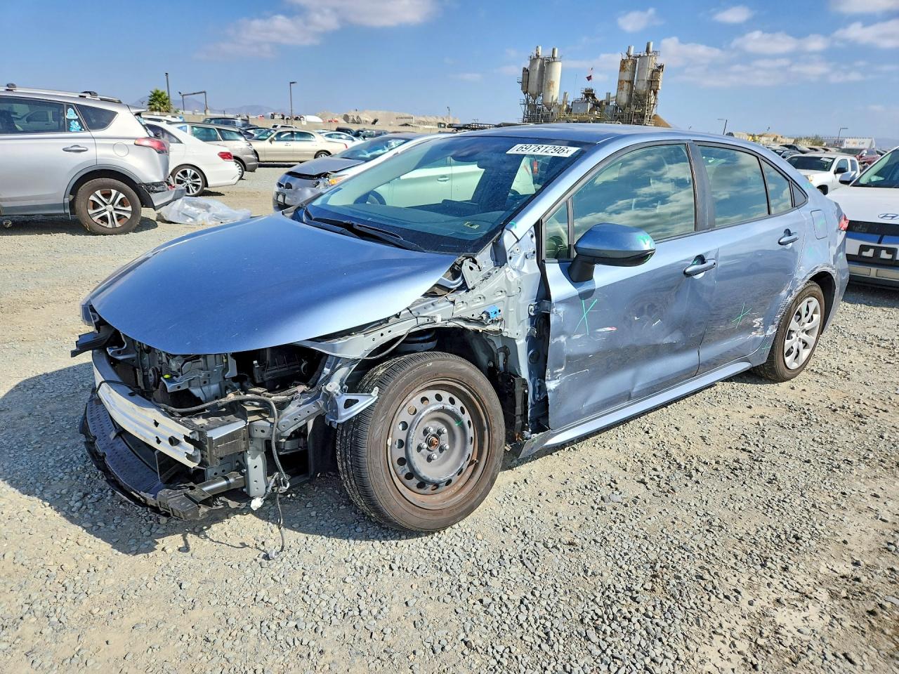 2022 TOYOTA COROLLA LE | JTDEPMAE0N3032407 | UPCARS