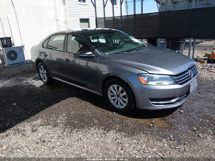 2012 VOLKSWAGEN PASSAT S | 1VWAP7A38CC015850 | UPCARS