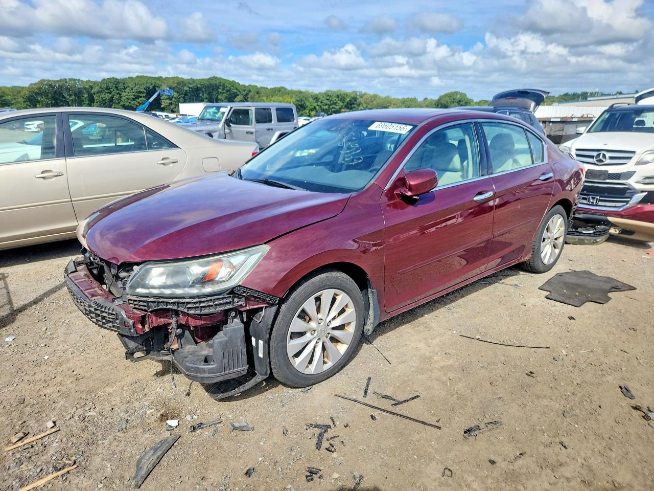 2013 HONDA ACCORD EXL | 1HGCR3F84DA025275 | UPCARS
