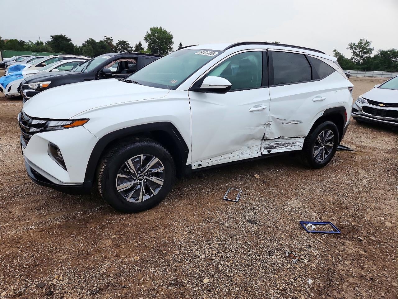 2022 HYUNDAI TUCSON BLUE | KM8JBCA12NU049381 | UPCARS