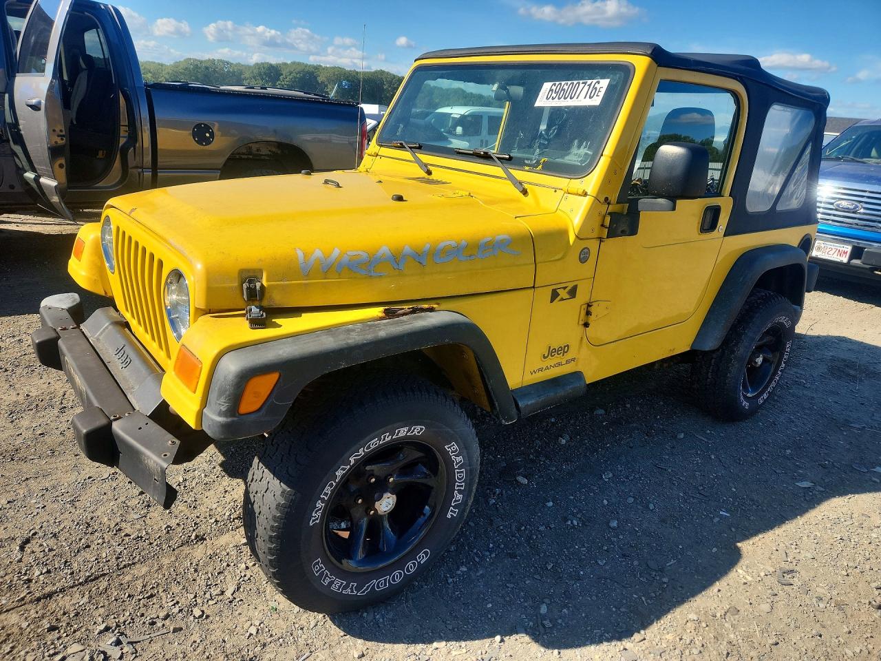 2004 JEEP WRANGLER X | 1J4FA39S44P764907 | UPCARS