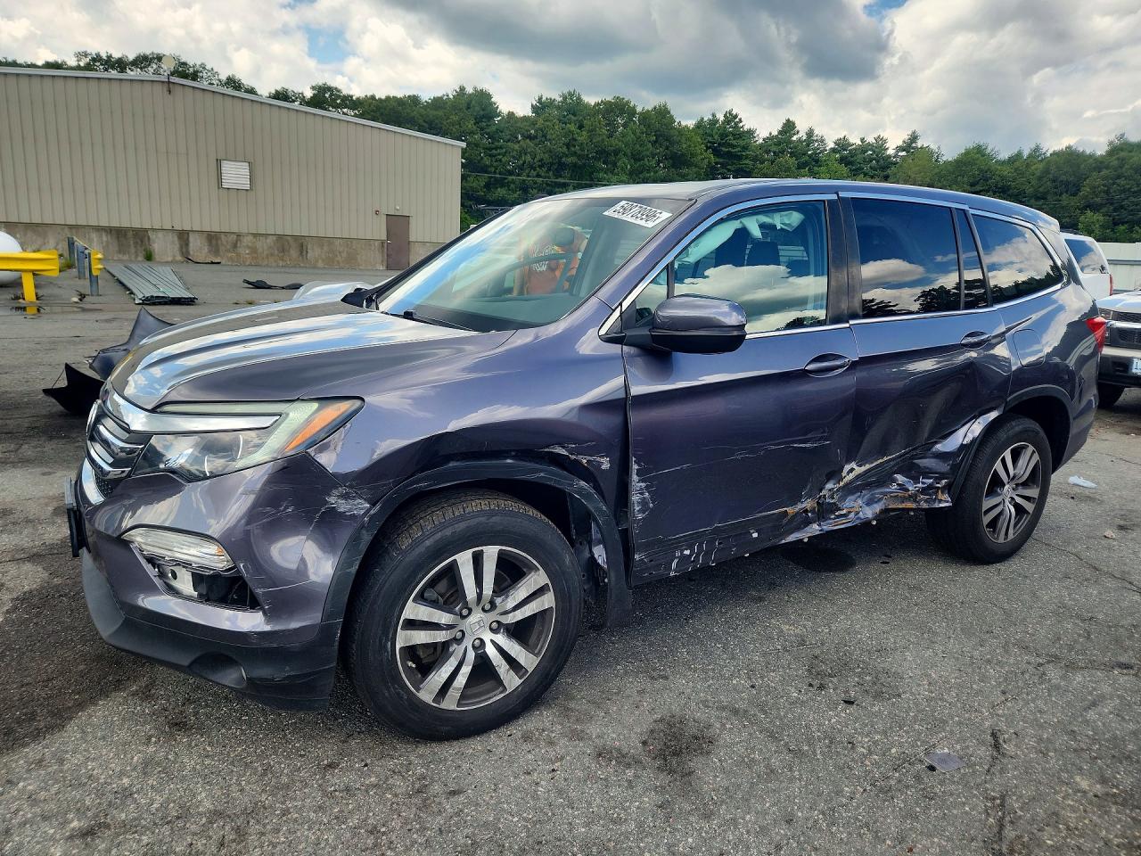 2017 HONDA PILOT EXL | 5FNYF6H55HB046781 | UPCARS