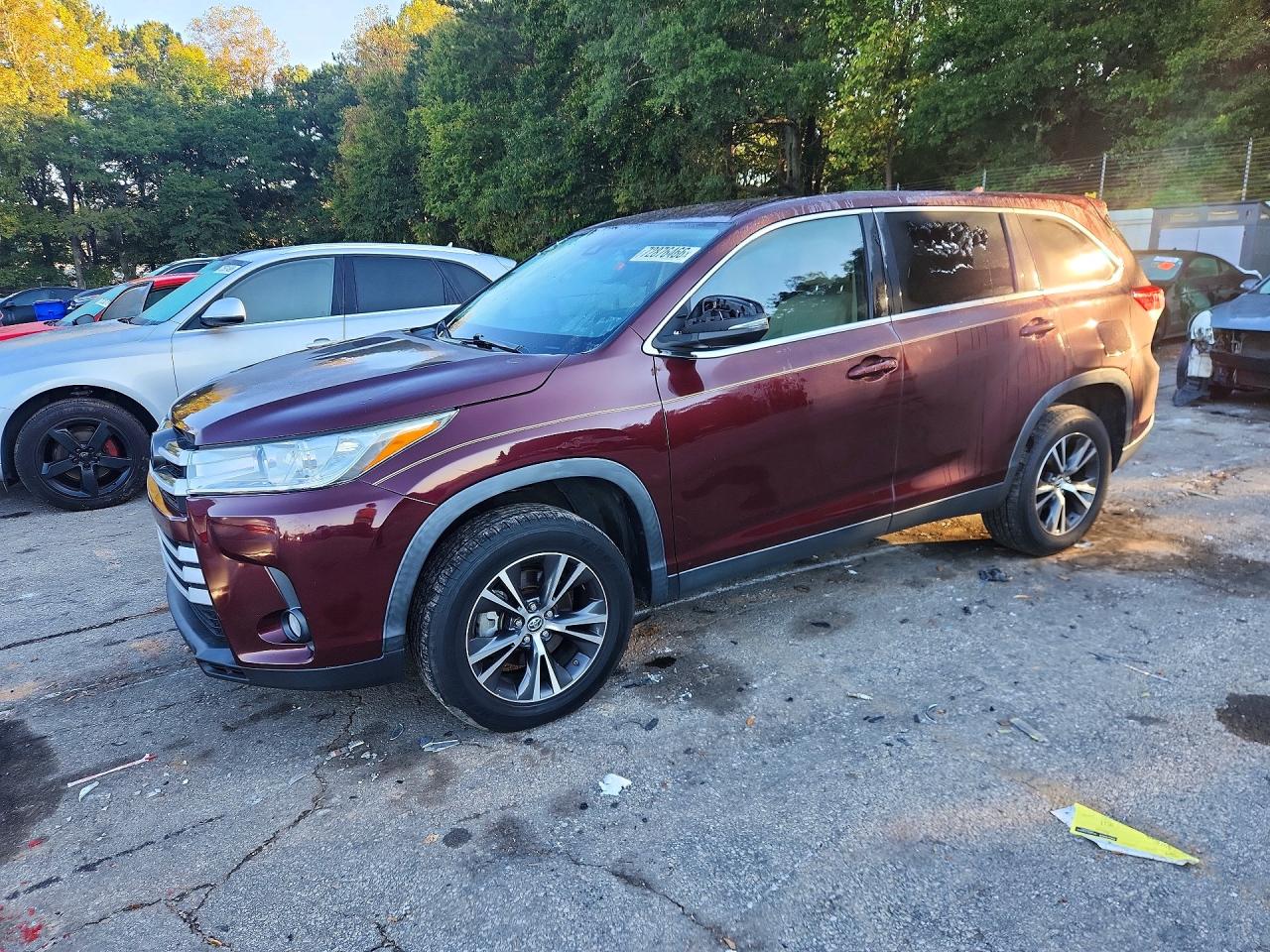 2019 TOYOTA HIGHLANDER LE PLUS | 5TDZZRFH6KS332782 | UPCARS