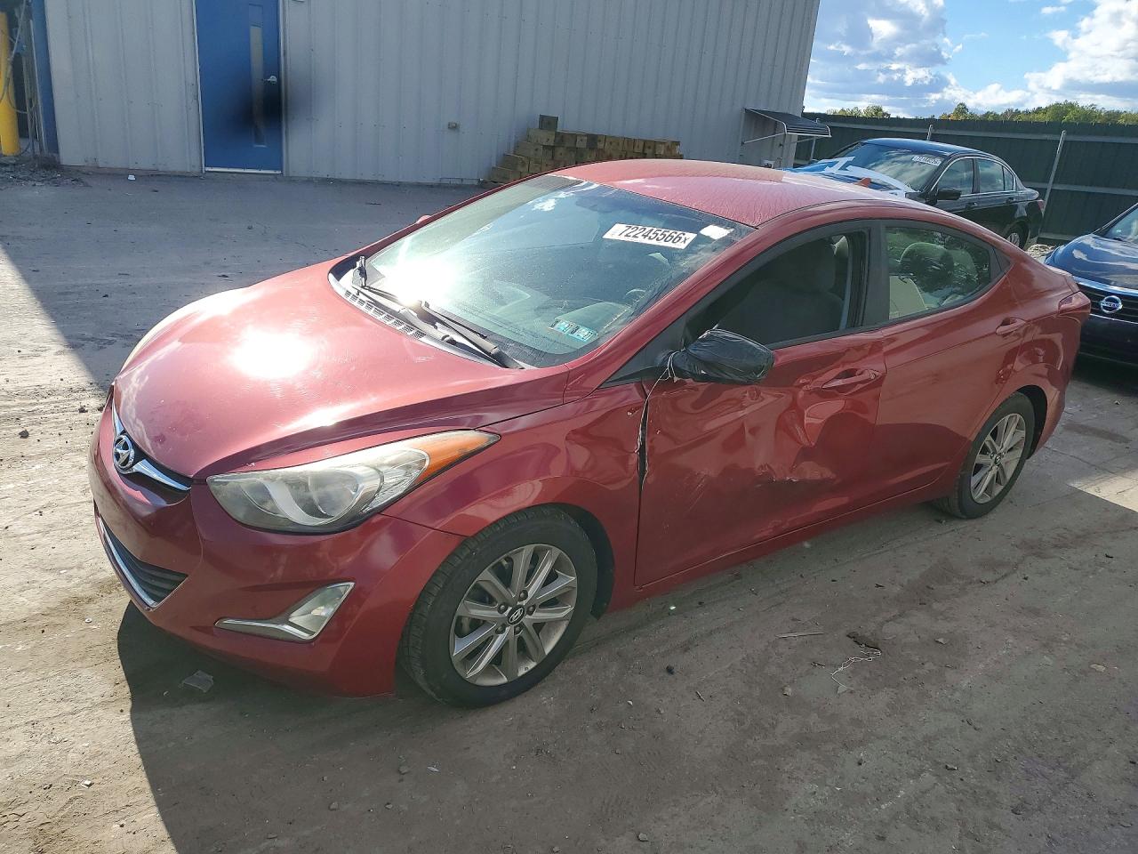 2014 HYUNDAI ELANTRA SE | 5NPDH4AE3EH546135 | UPCARS