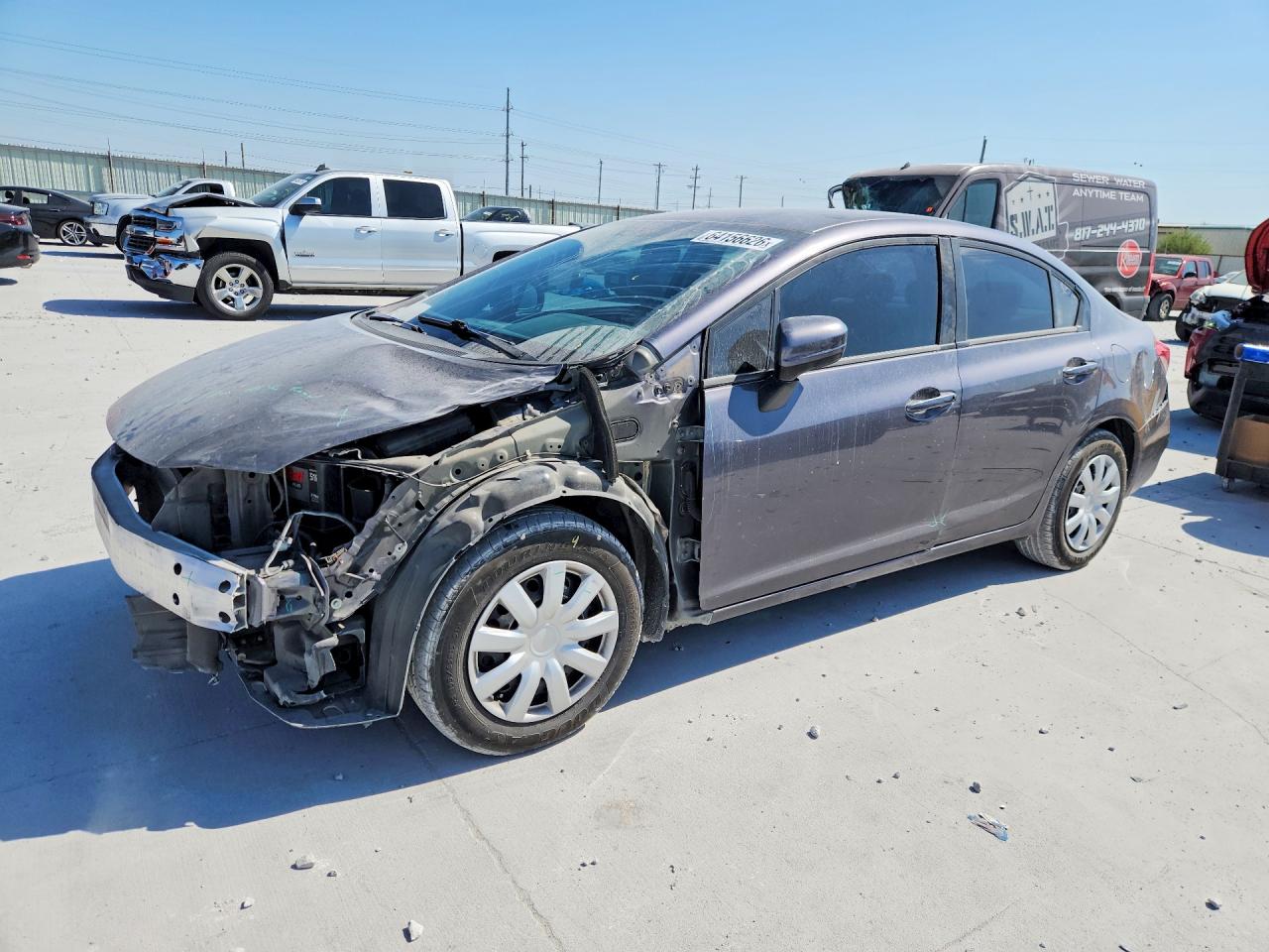 2015 HONDA CIVIC LX | 19XFB2F55FE268285 | UPCARS