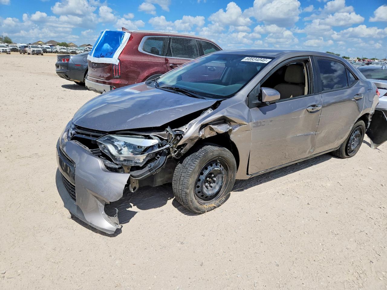 2016 TOYOTA COROLLA LE | 5YFBURHE2GP370318 | UPCARS