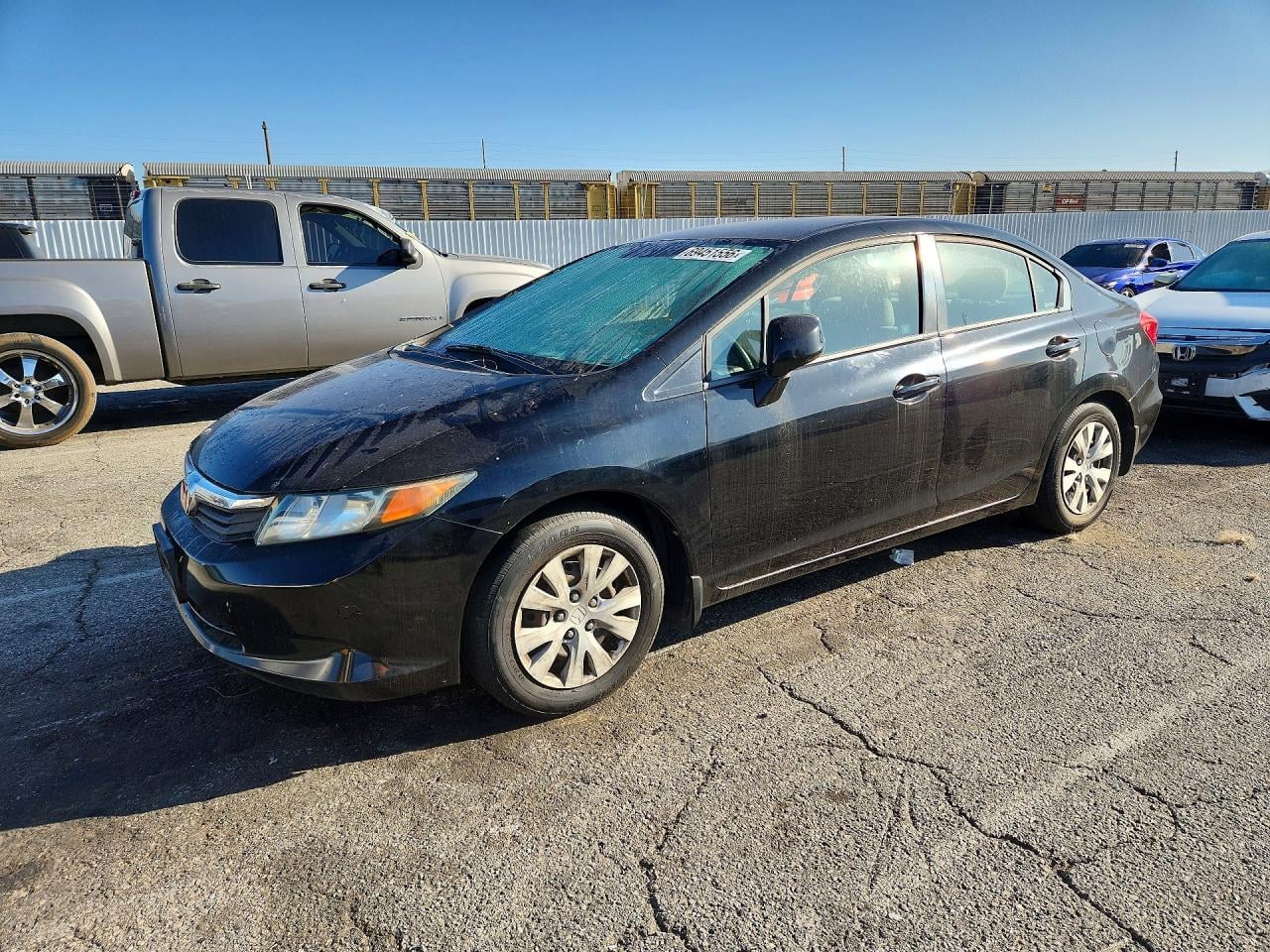 2012 HONDA CIVIC LX | 19XFB2F50CE326251 | UPCARS