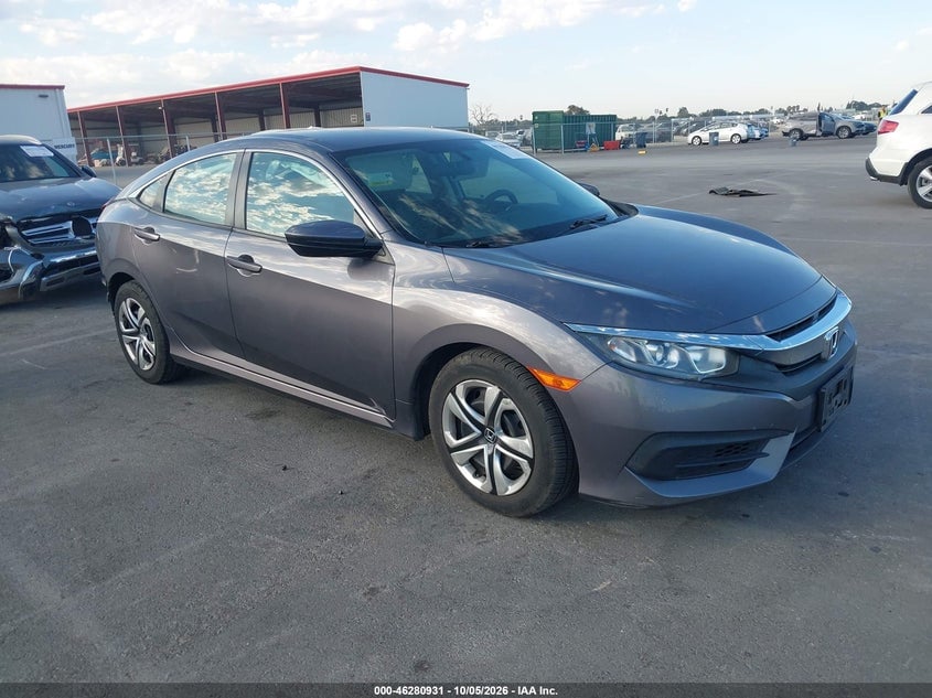 2017 HONDA CIVIC LX | 19XFC2F56HE212873 | UPCARS