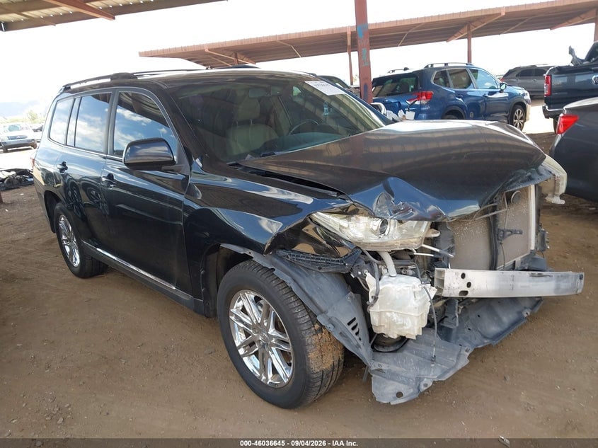 2013 TOYOTA HIGHLANDER SE V6 | 5TDBK3EH8DS200551 | UPCARS