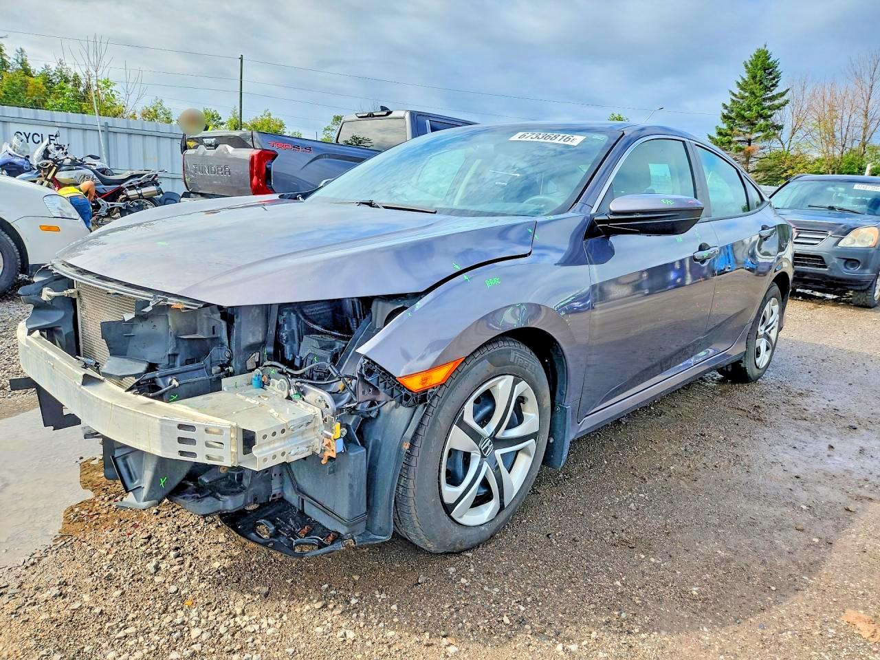 2016 HONDA CIVIC LX | 2HGFC2F52GH019110 | UPCARS