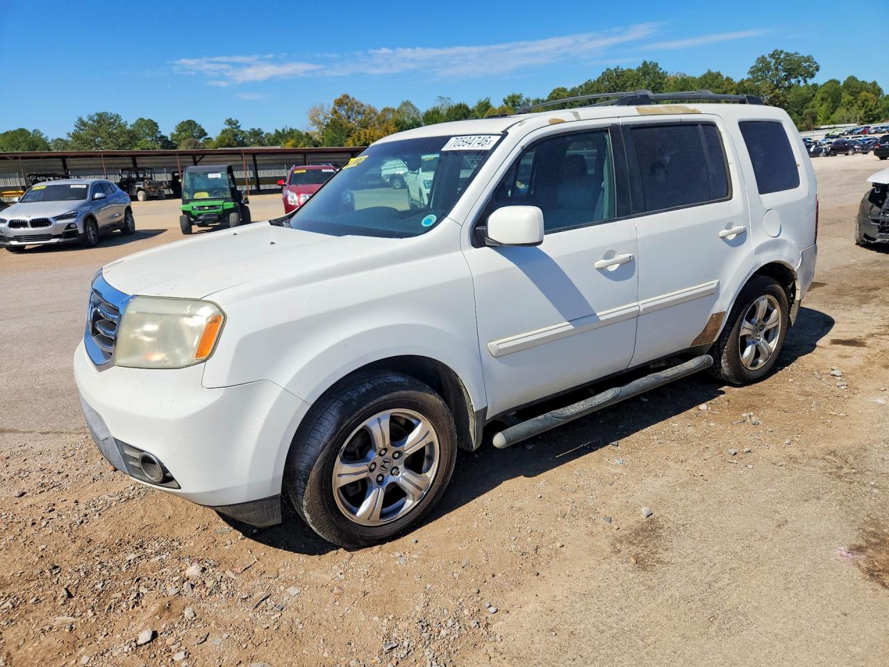 2013 HONDA PILOT EXL | 5FNYF3H58DB019969 | UPCARS