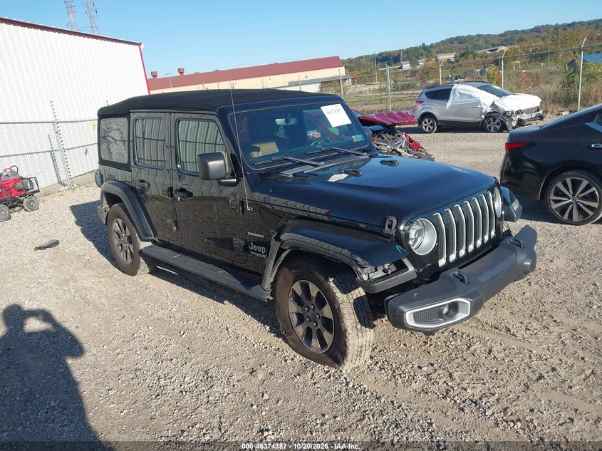 2020 JEEP WRANGLER UNLIMITED SAHARA 4X4 | 1C4HJXEN4LW148795 | UPCARS