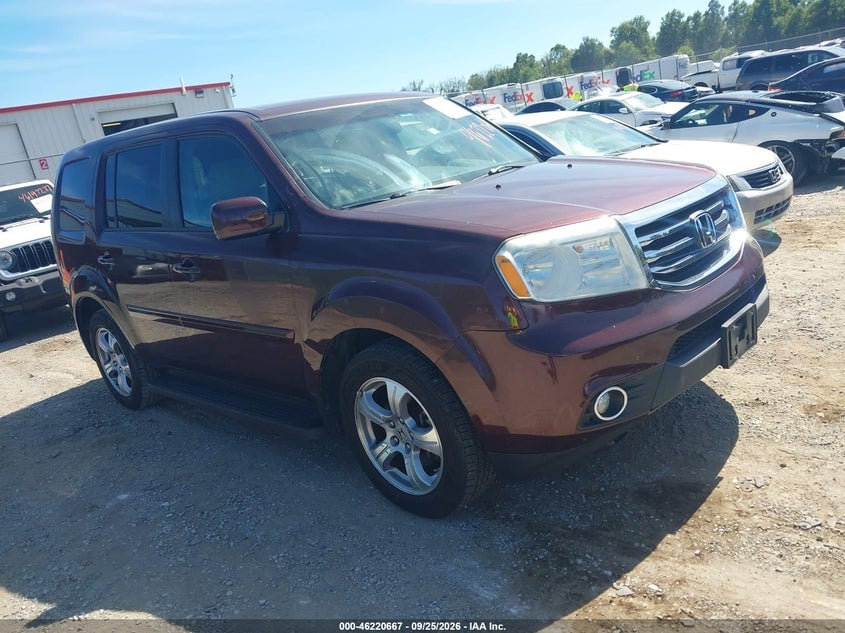 2013 HONDA PILOT EX | 5FNYF3H49DB021978 | UPCARS