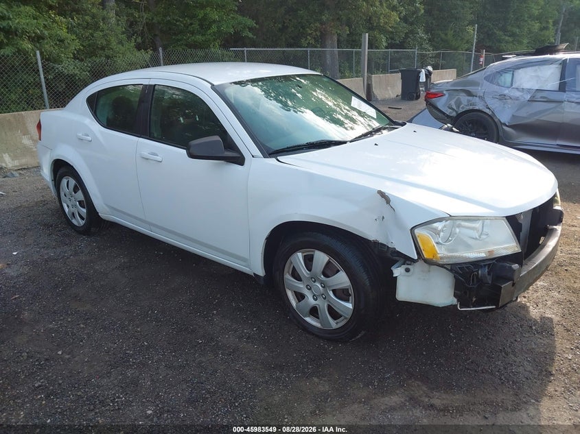 2012 DODGE AVENGER SE | 1C3CDZAB3CN242413 | UPCARS