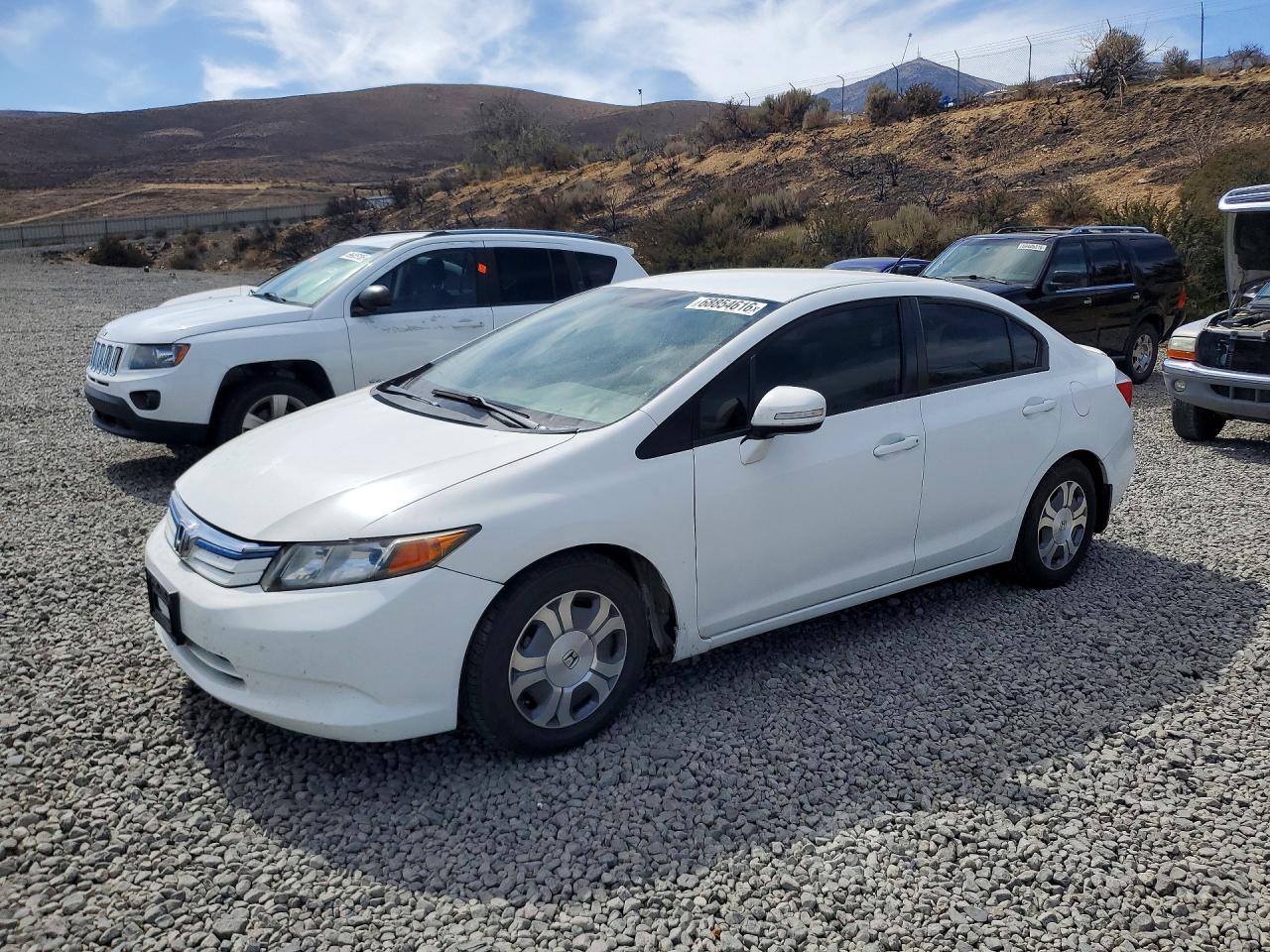2012 HONDA CIVIC HYBRID | JHMFB4F25CS007876 | UPCARS