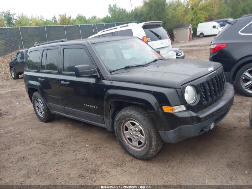 2016 JEEP PATRIOT SPORT | 1C4NJPBAXGD789925 | UPCARS