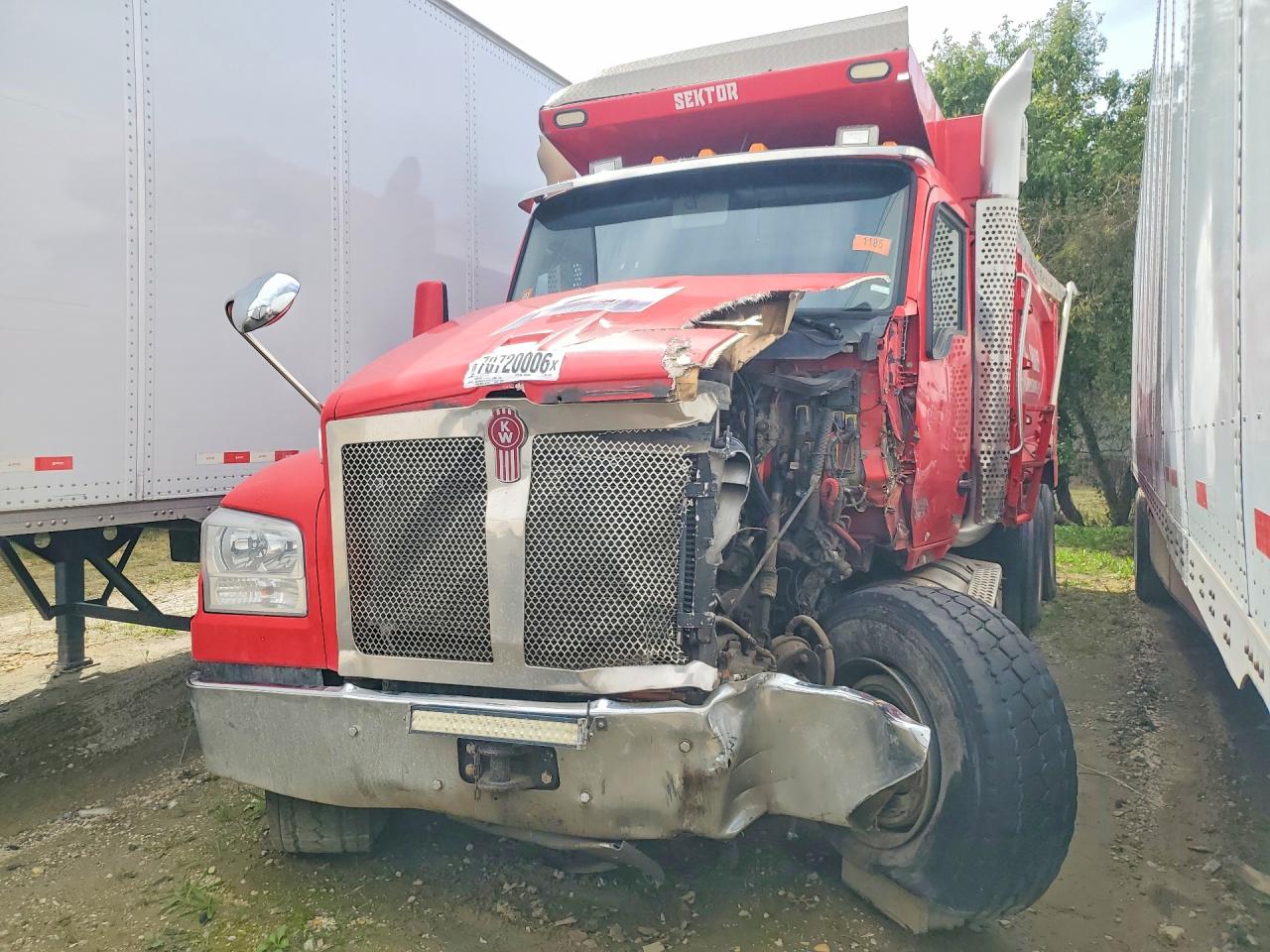 2022 KENWORTH ALL OTHER T2000 DUMP TRUCK | 1NKZXPTX0NJ496275 | UPCARS