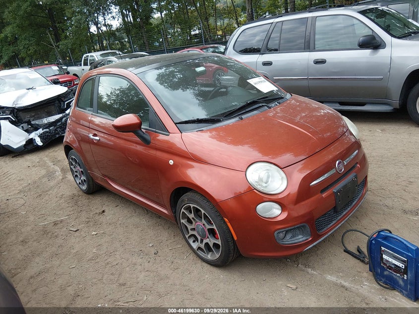 2012 FIAT 500 SPORT | 3C3CFFBR9CT110339 | UPCARS