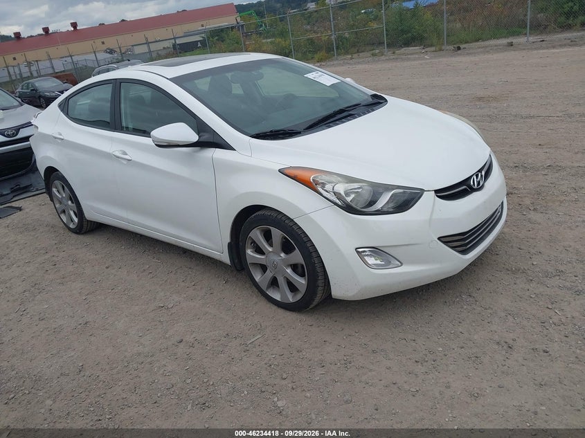 2013 HYUNDAI ELANTRA LIMITED | 5NPDH4AE2DH280458 | UPCARS