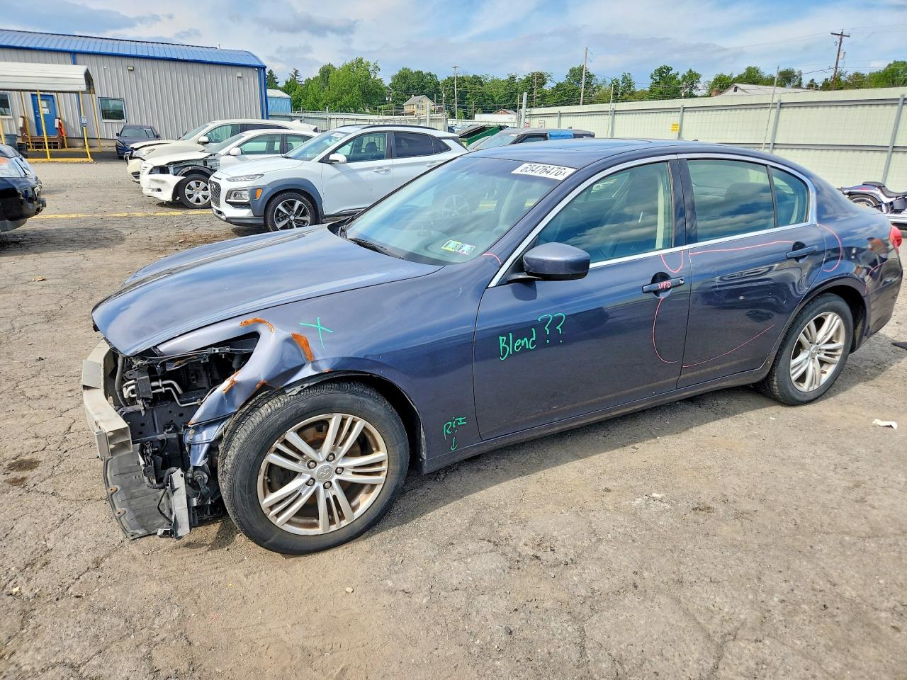 2012 INFINITI G25 X | JN1DV6AR4CM731100 | UPCARS