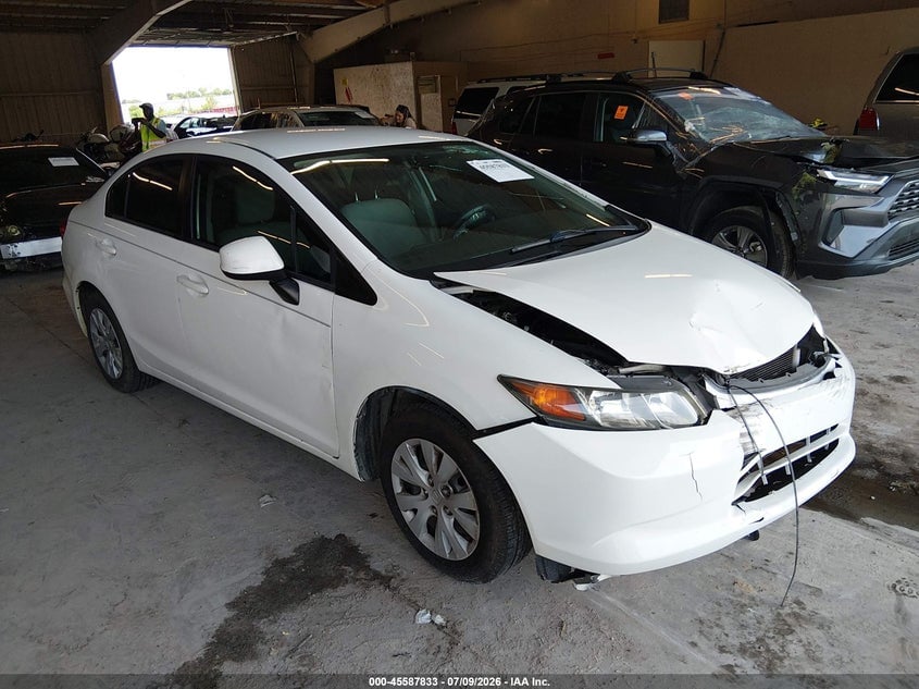 2012 HONDA CIVIC LX | 2HGFB2F50CH318382 | UPCARS