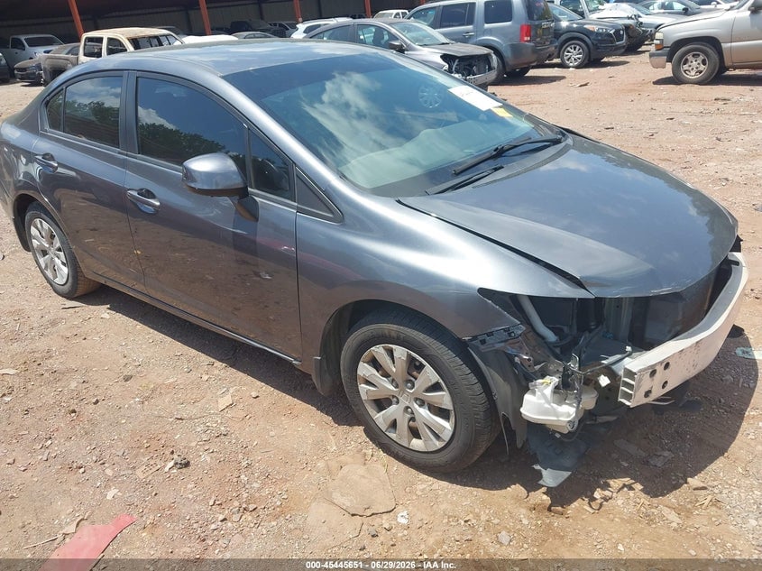 2012 HONDA CIVIC LX | 19XFB2F56CE087398 | UPCARS