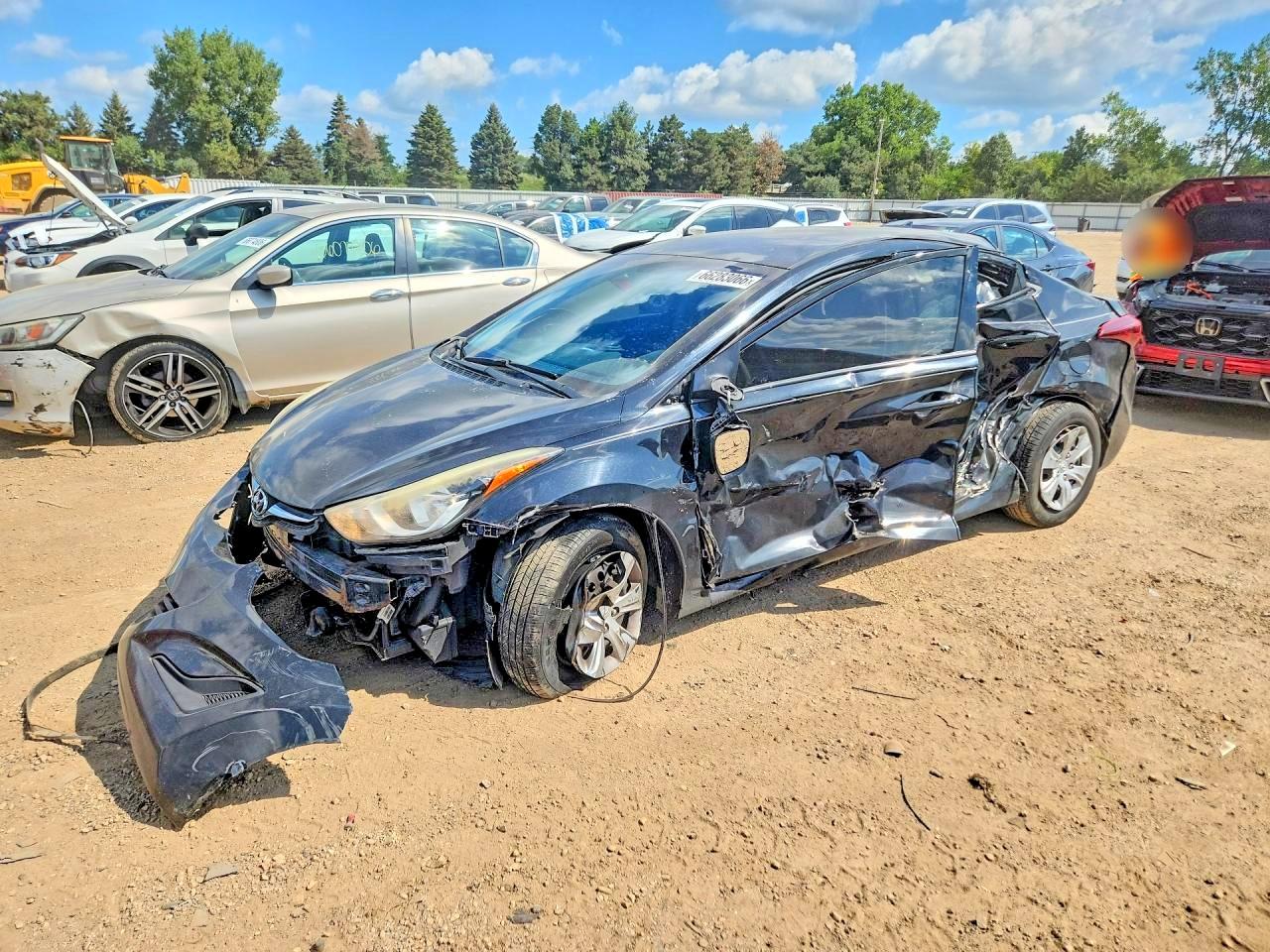 2016 HYUNDAI ELANTRA SE | 5NPDH4AEXGH667490 | UPCARS