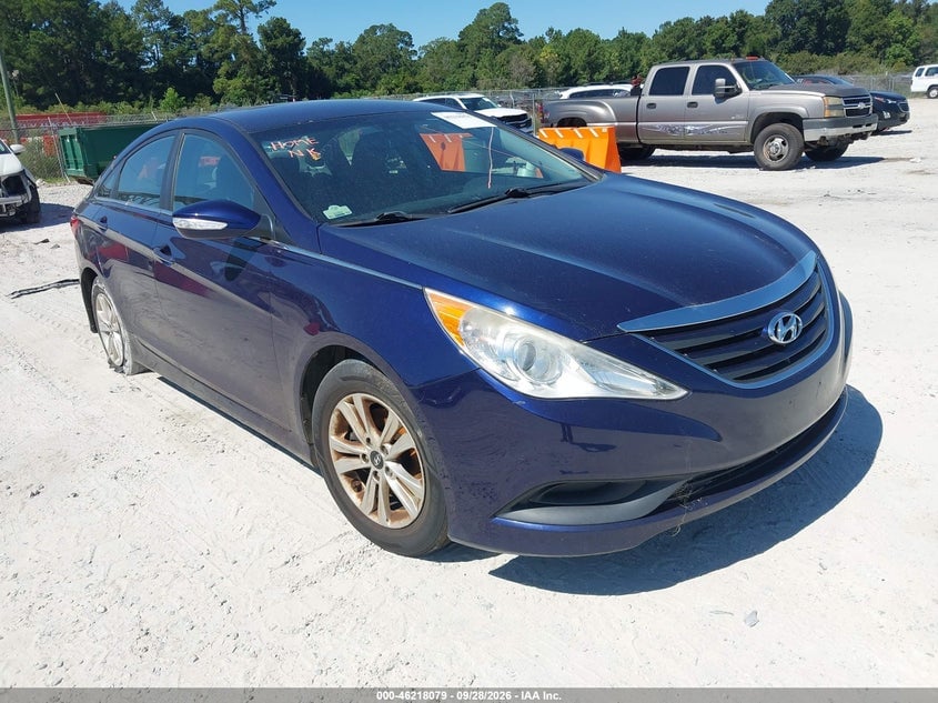 2014 HYUNDAI SONATA GLS | 5NPEB4AC0EH893572 | UPCARS