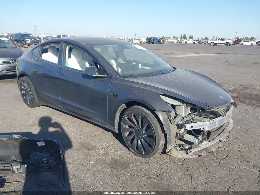 2022 TESLA MODEL 3 PERFORMANCE DUAL MOTOR ALL-WHEEL DRIVE | 5YJ3E1EC3NF136039 | UPCARS