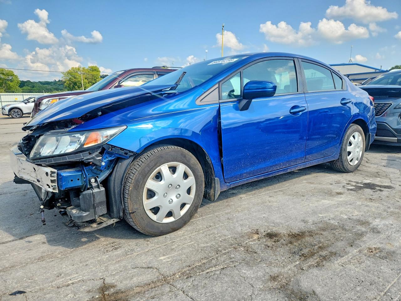 2014 HONDA CIVIC LX | 19XFB2F53EE049744 | UPCARS