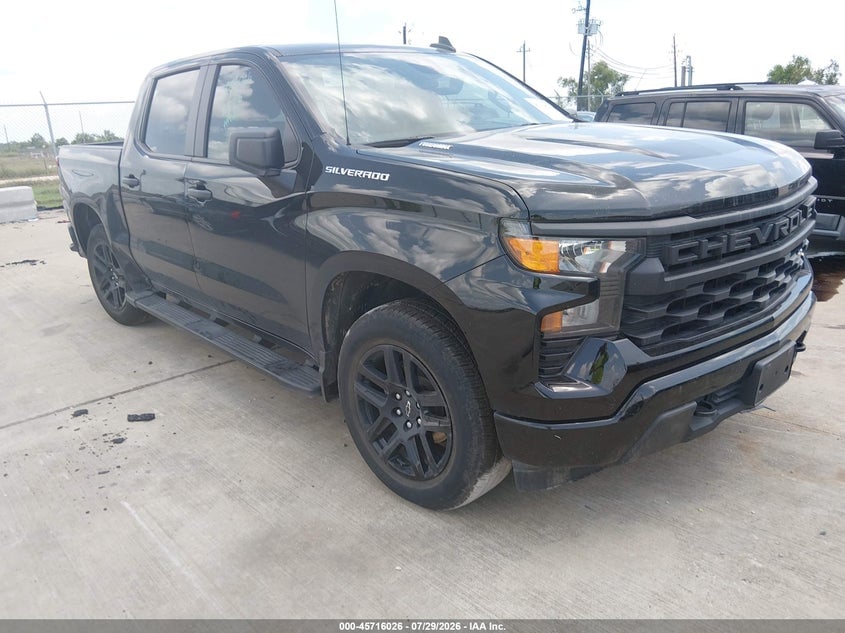 2025 CHEVROLET SILVERADO 1500 2WD  SHORT BED CUSTOM | 1GCPABEK8SZ259965 | UPCARS
