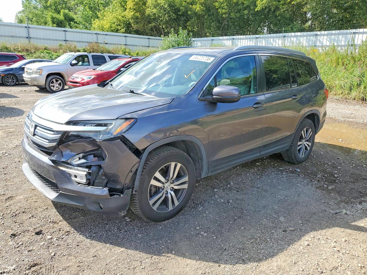 2017 HONDA PILOT EXL | 5FNYF6H62HB104077 | UPCARS