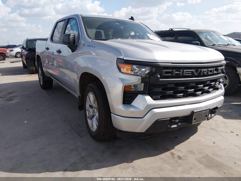 2022 CHEVROLET SILVERADO 1500 2WD  SHORT BED CUSTOM | 3GCPABEK7NG504713 | UPCARS