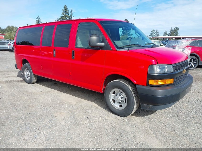 2020 CHEVROLET EXPRESS PASSENGE RWD 3500 EXTENDED WHEELBASE LS | 1GAZGNFG5L1265797 | UPCARS