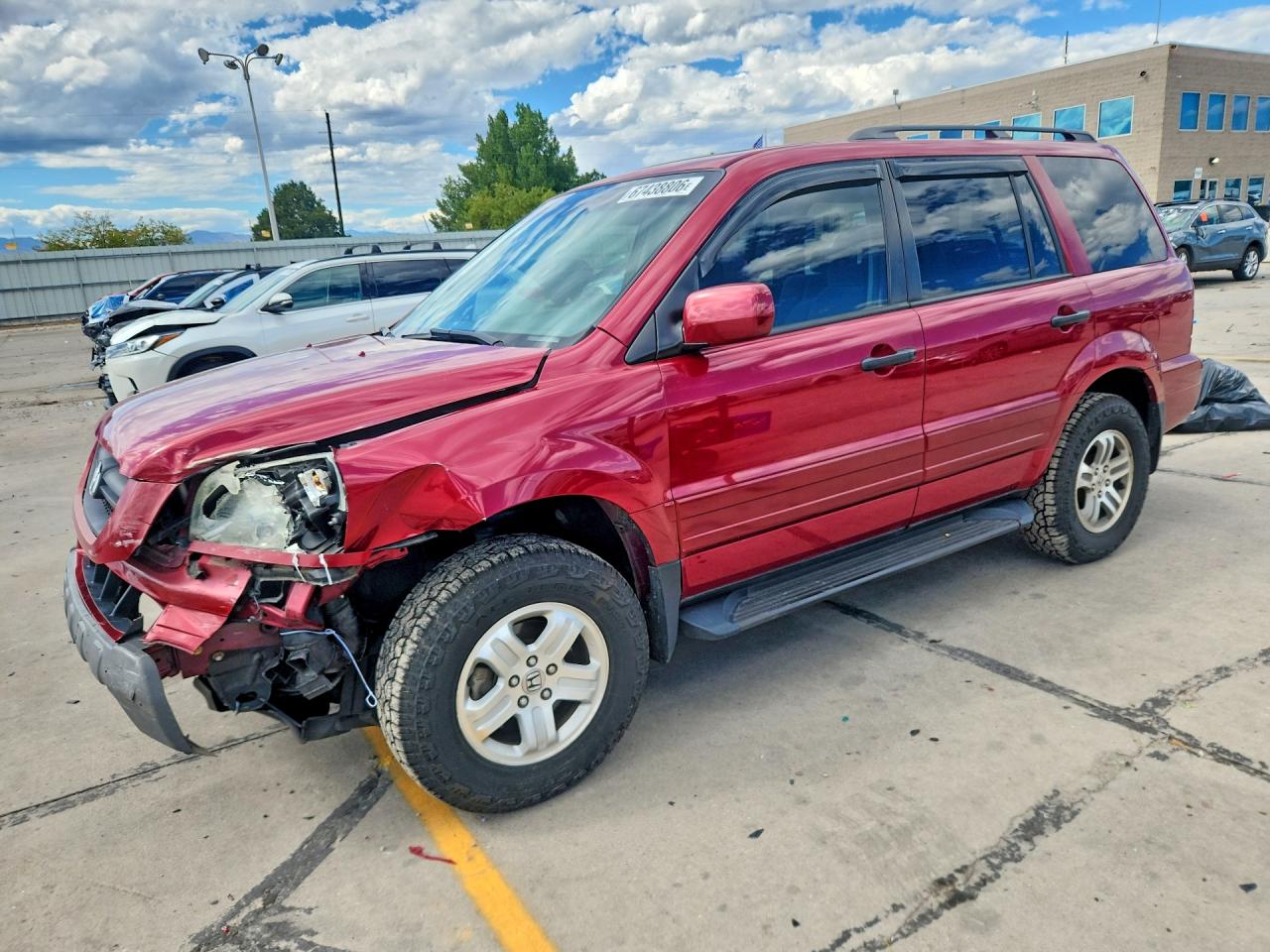2003 HONDA PILOT EX | 2HKYF18443H543213 | UPCARS