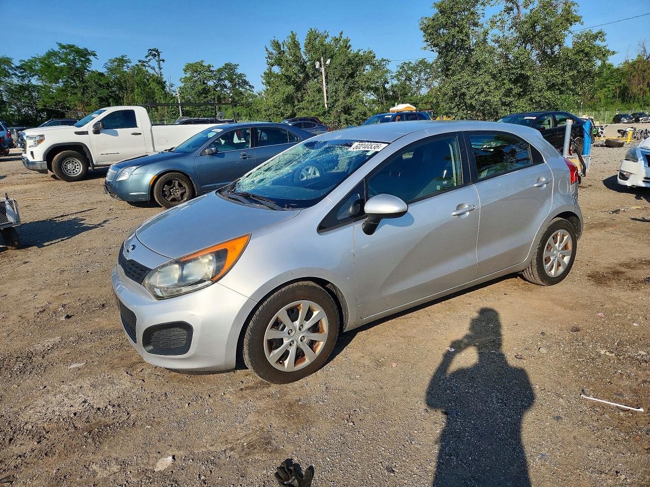 2013 KIA RIO LX | KNADM5A38D6181716 | UPCARS