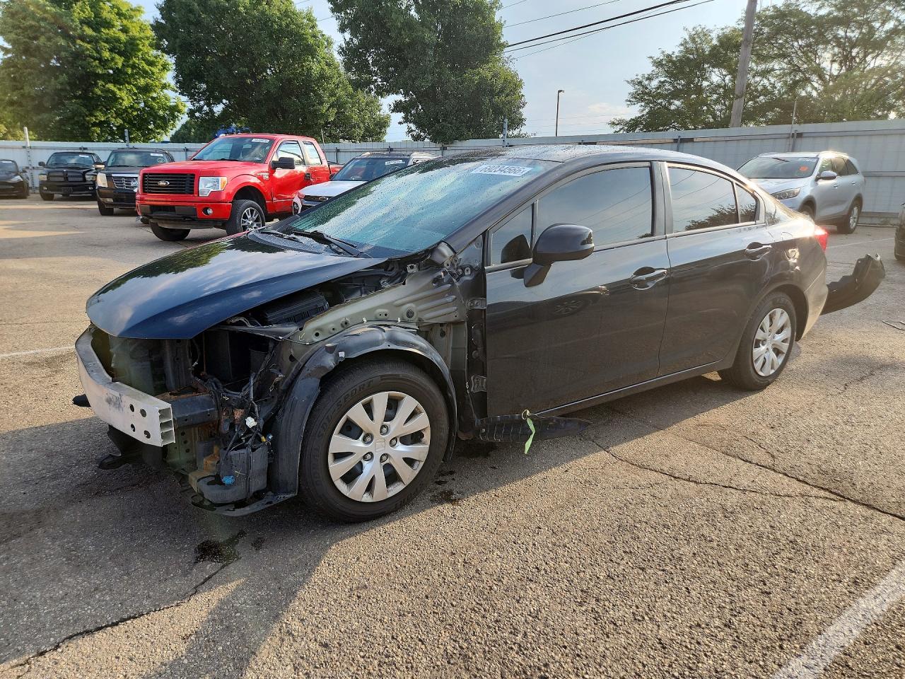2012 HONDA CIVIC LX | 19XFB2F50CE328517 | UPCARS
