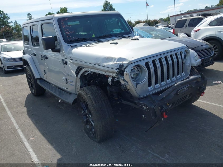 2022 JEEP WRANGLER 4XE UNLIMITED SAHARA 4X4 | 1C4JJXP60NW205407 | UPCARS