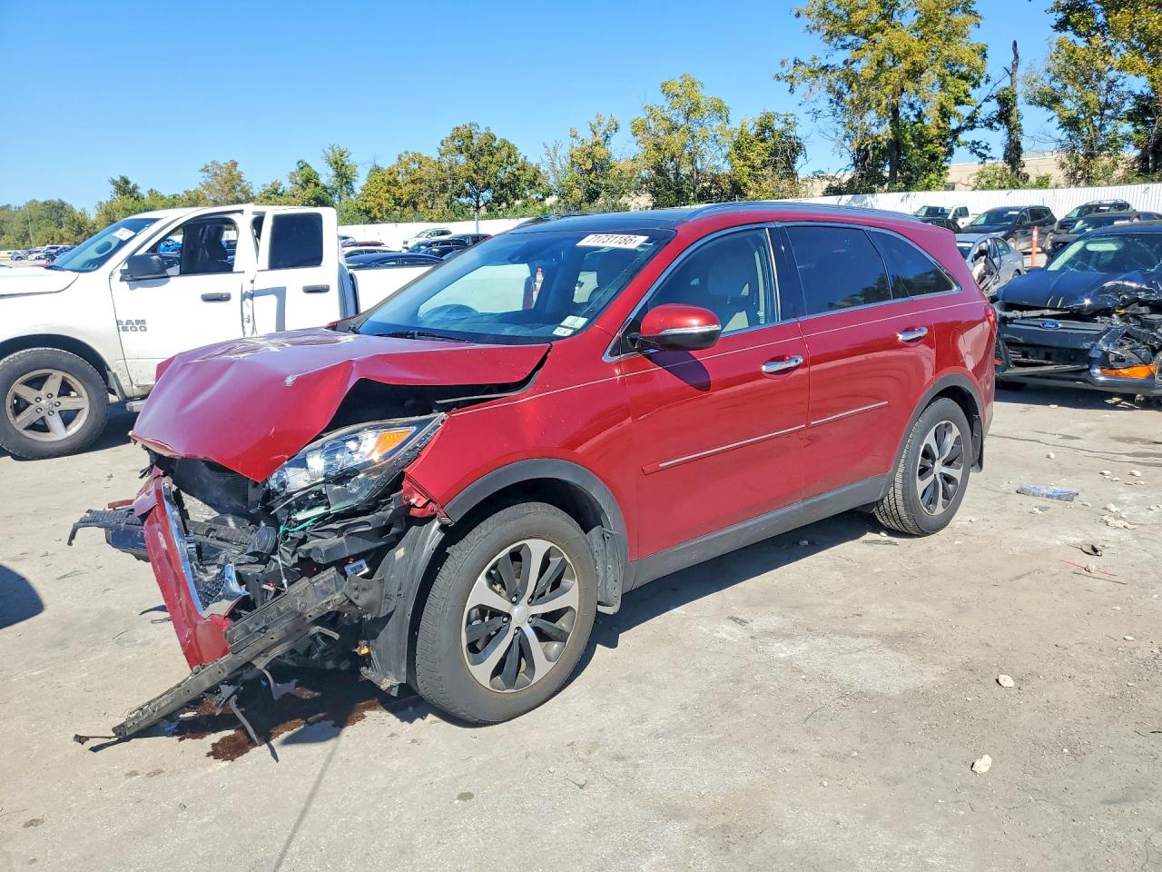2017 KIA SORENTO EX | 5XYPH4A16HG295827 | UPCARS