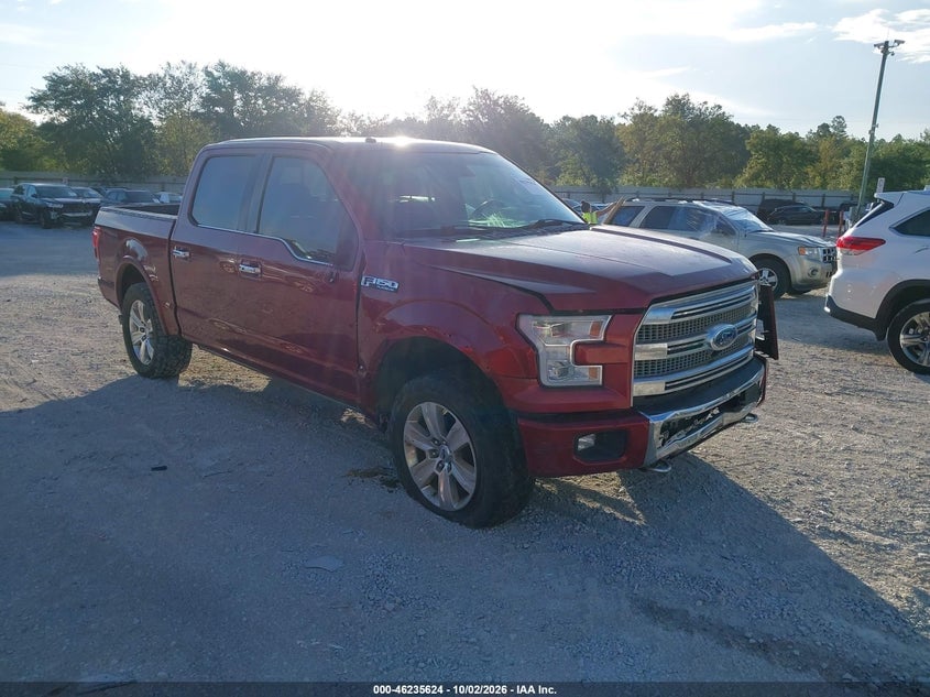 2017 FORD F-150 PLATINUM | 1FTEW1EF4HFB39306 | UPCARS