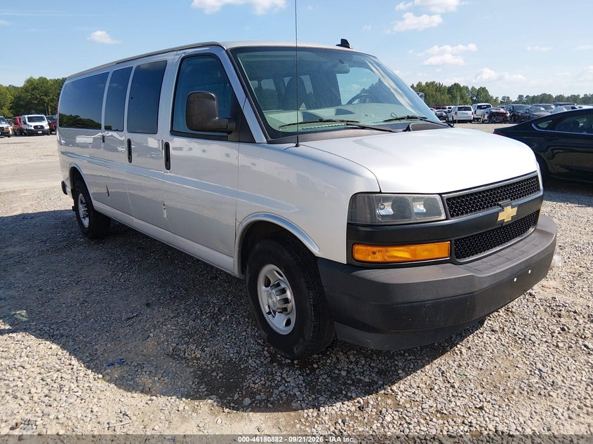 2020 CHEVROLET EXPRESS PASSENGE RWD 3500 EXTENDED WHEELBASE LS | 1GAZGNFG5L1253343 | UPCARS