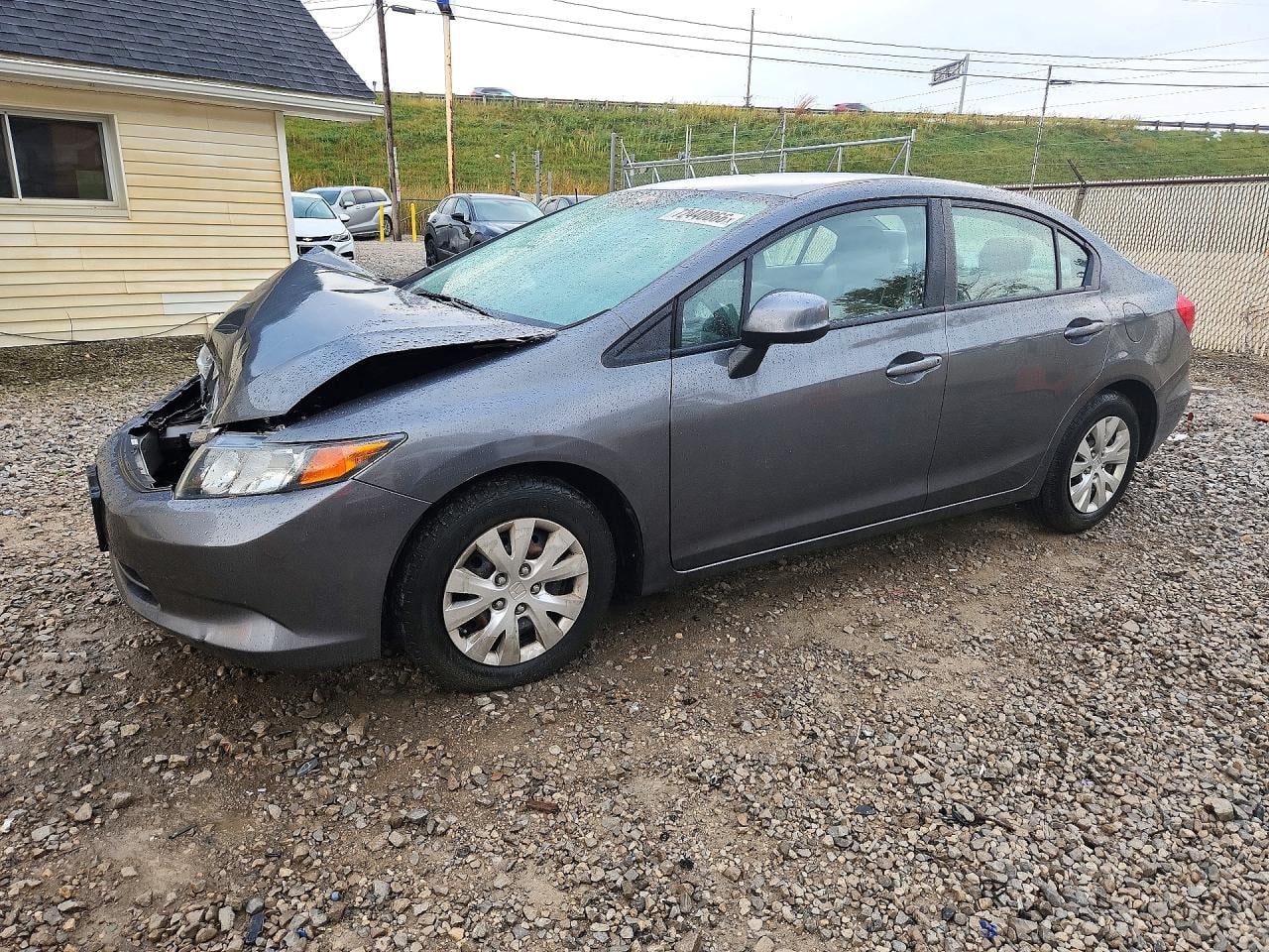 2012 HONDA CIVIC LX | 19XFB2F5XCE079952 | UPCARS